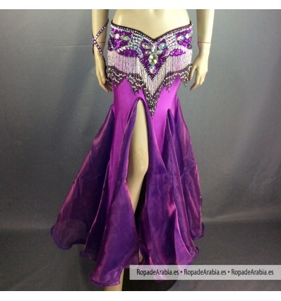 Falda Sirena con falda en tela cristal