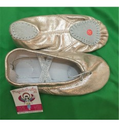 Zapatillas de Ballet Dorado con reflejos Plateados - TARA