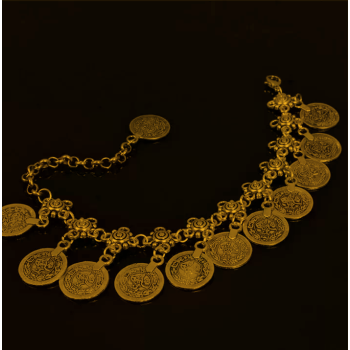 Tobillera Monedas Doradas